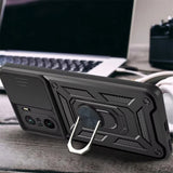 Husa pentru Xiaomi POCO F3, Techsuit CamShield Series, negru