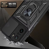 Husa pentru Xiaomi POCO F3, Techsuit CamShield Series, negru