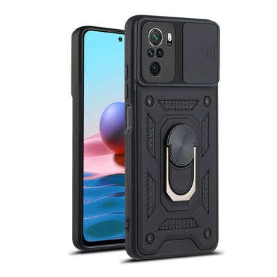 Husa pentru Xiaomi Redmi Note 10 4G, Techsuit CamShield Series, negru