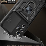 Husa pentru Xiaomi Redmi Note 10 Pro, Techsuit CamShield Series, negru