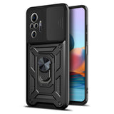 Husa pentru Xiaomi Redmi Note 10 Pro, Techsuit CamShield Series, negru