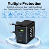 Incarcator retea Techsuit Premium Tiny Series (CHPD173), GaN, USB, Type-C, Incarcare rapida, PD35W, alb