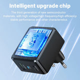 Incarcator retea Techsuit Premium Tiny Series (CHPD173), GaN, USB, Type-C, Incarcare rapida, PD35W, alb