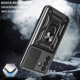 Husa pentru Samsung Galaxy A56 5G, Techsuit CamShield Series, albastru