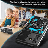 Husa pentru Samsung Galaxy A56 5G, Techsuit CamShield Series, albastru