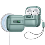 Husa casti pentru AirPods 4, ESR, Pulse Magnetic Halolock, alb