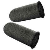 Hoco (2 pack) Mobile Gaming Finger Sleeve Phantom (GM4), pentru Peaceful Elite, King of Glory, Call of Duty, Black / Argintiu