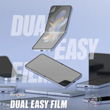 Folie de protectie pentru Samsung Galaxy Z Flip4, Ringke Dual Easy Full (2 pack)
