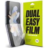 Folie de protectie pentru Samsung Galaxy Z Flip4, Ringke Dual Easy Full (2 pack)