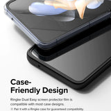 Folie de protectie pentru Samsung Galaxy Z Flip4, Ringke Dual Easy Full (2 pack)