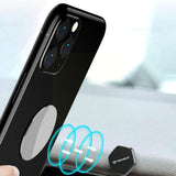 Suport auto Techsuit Suport telefon Tiny Series (HOLD210-C), Bord Prindere magnetica, Multipurpose Use, Hexagonal, 2 Placa metalicas, negru