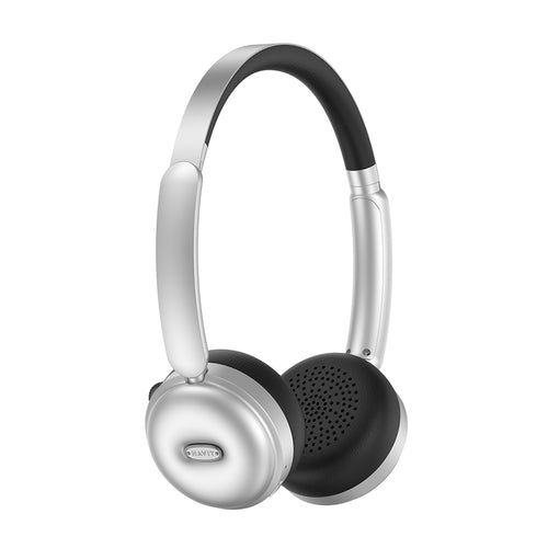Casti wireless Havit (H616BT), On-ear, Bluetooth 5.4, 400mAh, Type-C, argintiu