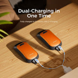 Ocoopa Hand Warmer UT4 Urban (UT3061- OG), USB-C, IP45, reglabil Heat, magnetic, cu Strap, 2x 3000mAh, Portocaliu