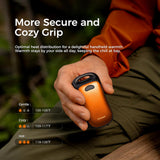 Ocoopa Hand Warmer UT4 Urban (UT3061- OG), USB-C, IP45, reglabil Heat, magnetic, cu Strap, 2x 3000mAh, Portocaliu
