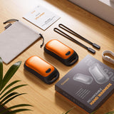 Ocoopa Hand Warmer UT4 Urban (UT3061- OG), USB-C, IP45, reglabil Heat, magnetic, cu Strap, 2x 3000mAh, Portocaliu