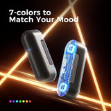 Ocoopa Hand Warmer UT2s GamerPRO (UT4103-BK), Type-C, cu Baterie externa, RGB Lights, magnetic, MagTwins, 2x 5000mAh, Negru