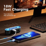 Ocoopa Hand Warmer UT2s GamerPRO (UT4103-BK), Type-C, cu Baterie externa, RGB Lights, magnetic, MagTwins, 2x 5000mAh, Negru