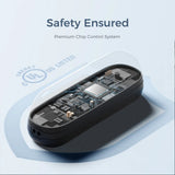Ocoopa Hand Warmer UT2s Mini (UT2S-MINI-BK), Type-C, cu Baterie externa, magnetic Design, MagTwins, 2x 2600mAh, Negru