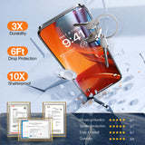 Folie de protectie pentru iPhone 15 Pro Max, Torras GlassGo Epic Privacy