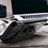 Husa pentru iPhone 12 mini, Techsuit CamShield Series, negru