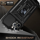 Husa pentru iPhone 12 mini, Techsuit CamShield Series, negru