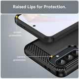 Husa pentru Realme GT 7 Pro, Techsuit Carbon Silicone, albastru