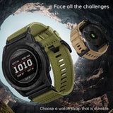 Curea pentru Garmin vivoactive 3, Techsuit Watchband 20mm (W070), portocaliu