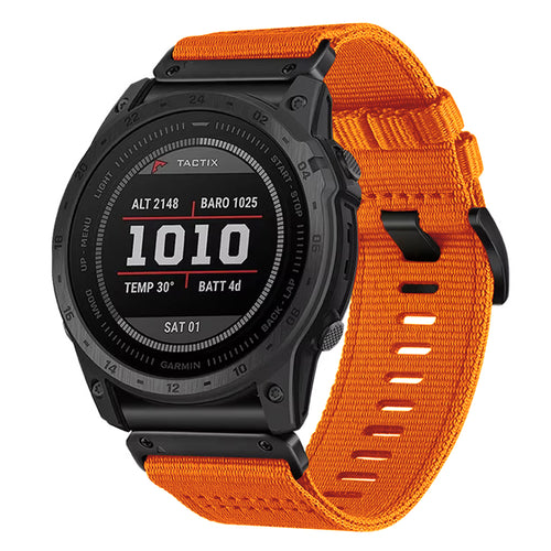 Curea pentru Garmin Fenix 6X/6X Pro, Techsuit Watchband QuickFit 26mm (W070), portocaliu