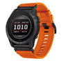 Curea pentru Garmin Fenix 6X/6X Pro, Techsuit Watchband QuickFit 26mm (W070), portocaliu