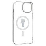 Husa pentru iPhone 15 Plus, Karl Lagerfeld IML MagSafe (KLHMP15MHFCKNOT), transparenta