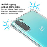 Husa pentru OnePlus Nord 5G, Techsuit Shockproof Clear Silicone, transparenta