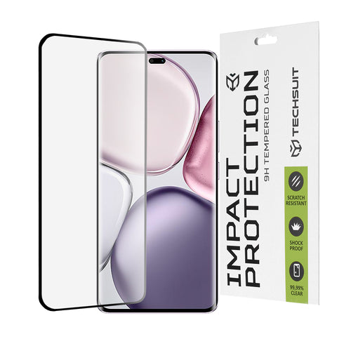 Folie de protectie pentru Honor X9c, Techsuit 111D Full Cover / Full Glue Glass / 3D Curved Screen