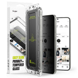 Folie de protectie pentru Samsung Galaxy S25 Plus, Ringke Easy Slide Privacy Tempered Glass (2 pack)
