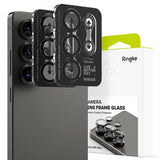 Folie de protectie pentru Samsung Galaxy S25 Ultra, Ringke Camera Lens Frame Glass (2 pack)