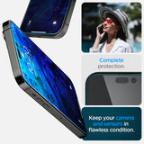 Folie de protectie pentru iPhone 14 Pro Max, Spigen (2 pack) Glas.tR EZ-FIT (AGL05202)