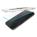 Folie de protectie pentru iPhone 14 Pro, Spigen (2 pack) Glas.tR EZ-FIT (AGL05214)
