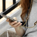 Guess 4G Chain Cbdy Strap (GUOUC4MG4EW), Eco-leather, Metal, Maro