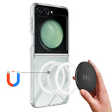 Husa pentru Samsung Galaxy Z Flip6, Techsuit MagSafe Pro, transparenta