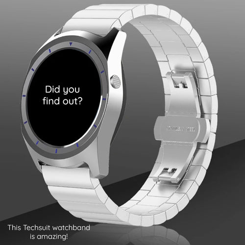 Curea pentru Apple Watch 6 44mm, Techsuit Watchband (W012), argintiu