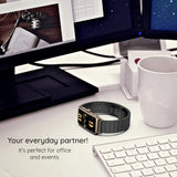 Curea pentru Apple Watch 6 44mm, Techsuit Watchband (W012), argintiu