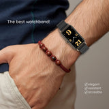 Curea pentru Apple Watch 6 44mm, Techsuit Watchband (W012), negru