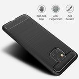 Husa pentru Huawei Mate 20 Pro, Techsuit Carbon Silicone, negru