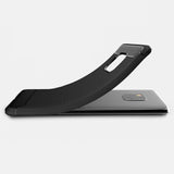 Husa pentru Huawei Mate 20 Pro, Techsuit Carbon Silicone, negru