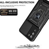 Husa pentru Motorola Moto G62 5G, Techsuit CamShield Series, negru