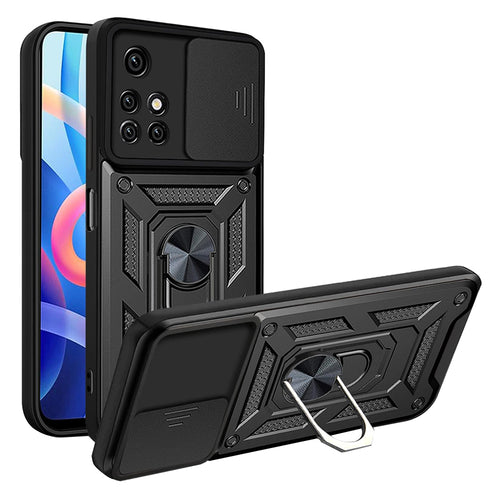 Husa pentru Xiaomi Redmi 10, Techsuit CamShield Series, negru