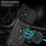 Husa pentru Xiaomi Redmi 10, Techsuit CamShield Series, negru