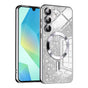 Husa pentru Samsung Galaxy A16 4G, Techsuit Lux Glitter MagSafe, argintiu