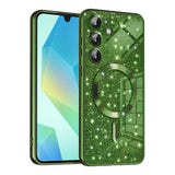 Husa pentru Samsung Galaxy A16 4G, Techsuit Lux Glitter MagSafe, albastru