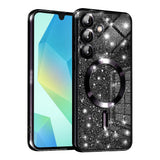 Husa pentru Samsung Galaxy A16 4G, Techsuit Lux Glitter MagSafe, argintiu