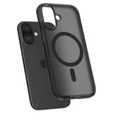 Husa pentru iPhone 16, Spigen Ultra Hybrid T MagSafe (ACS09074), cenusiu